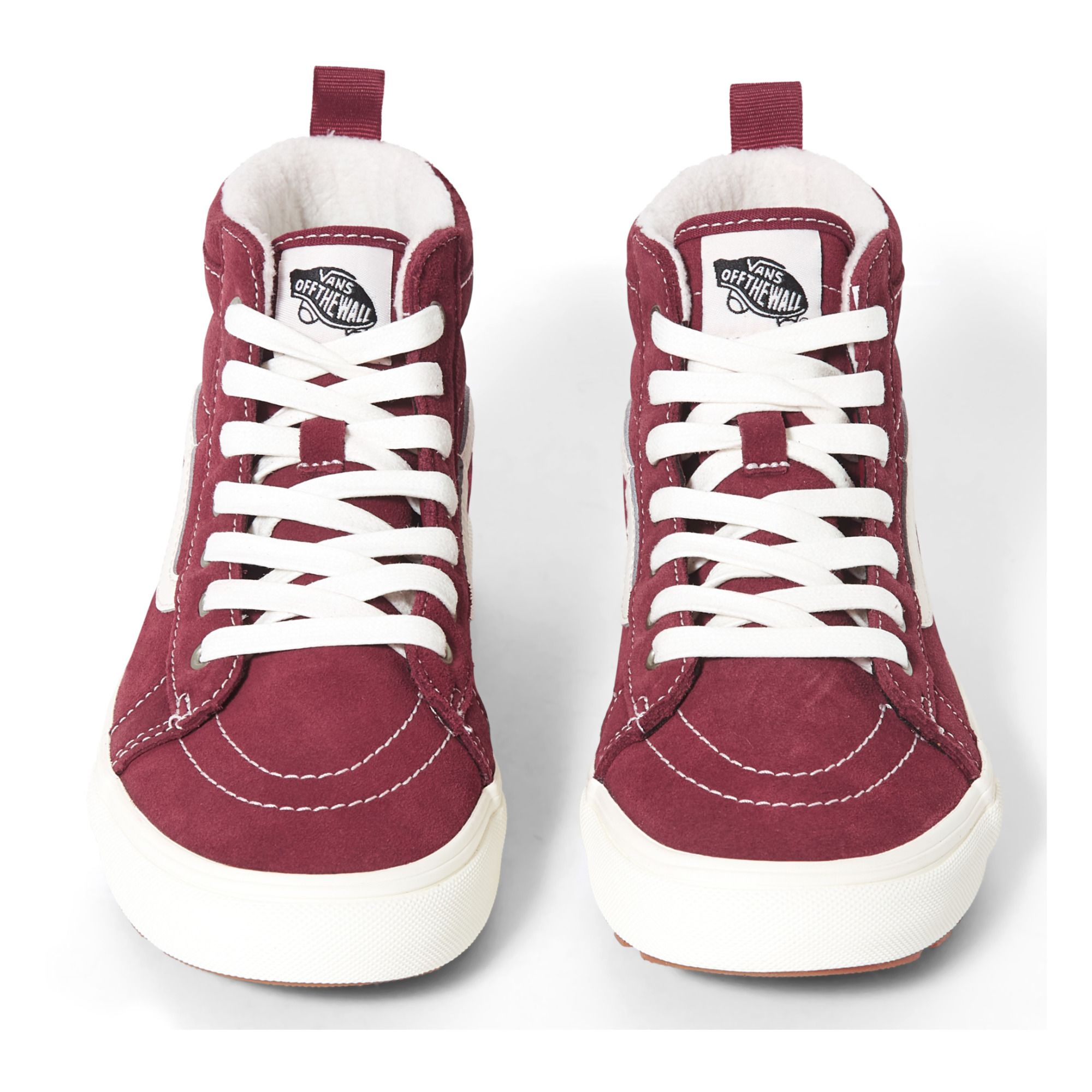 SK8-Hi Rubber Sole High-Top Trainers Burgundy- Product image n°3