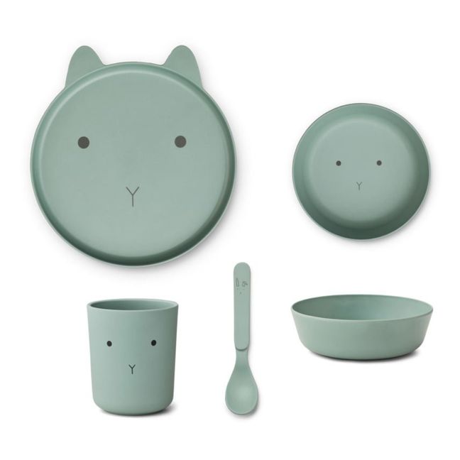 Brody PLA Tableware Set - 4 pieces Green