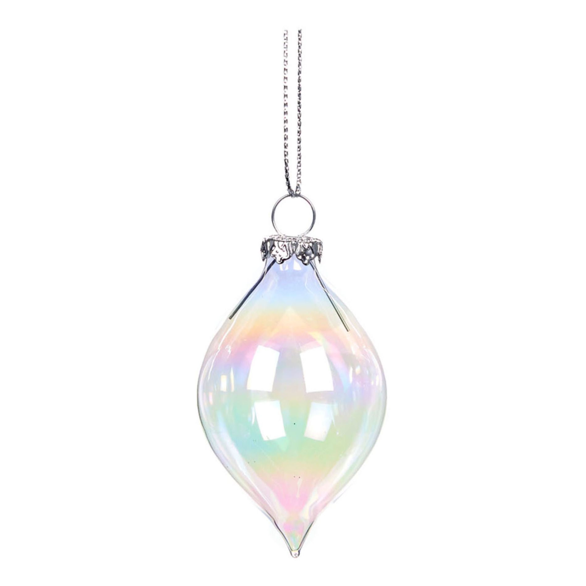 Goodwill - Boule de Noël en verre irisé - Multicolore