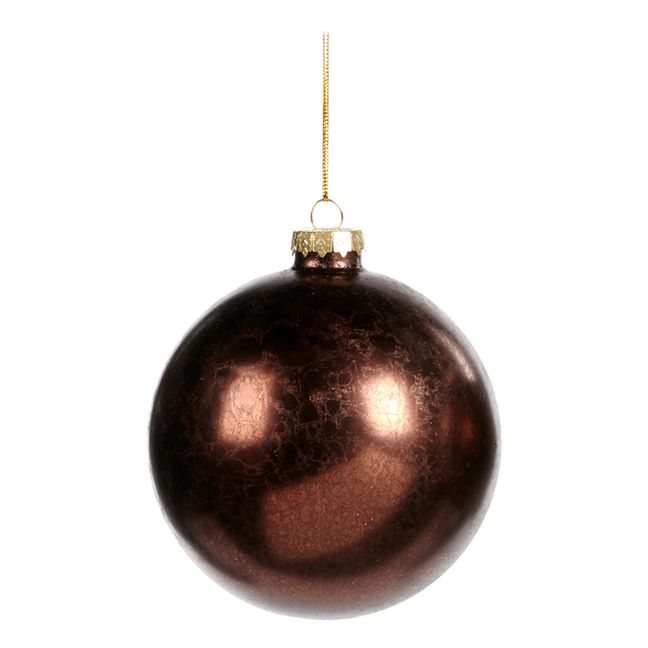 Matte Christmas Bauble | Brown