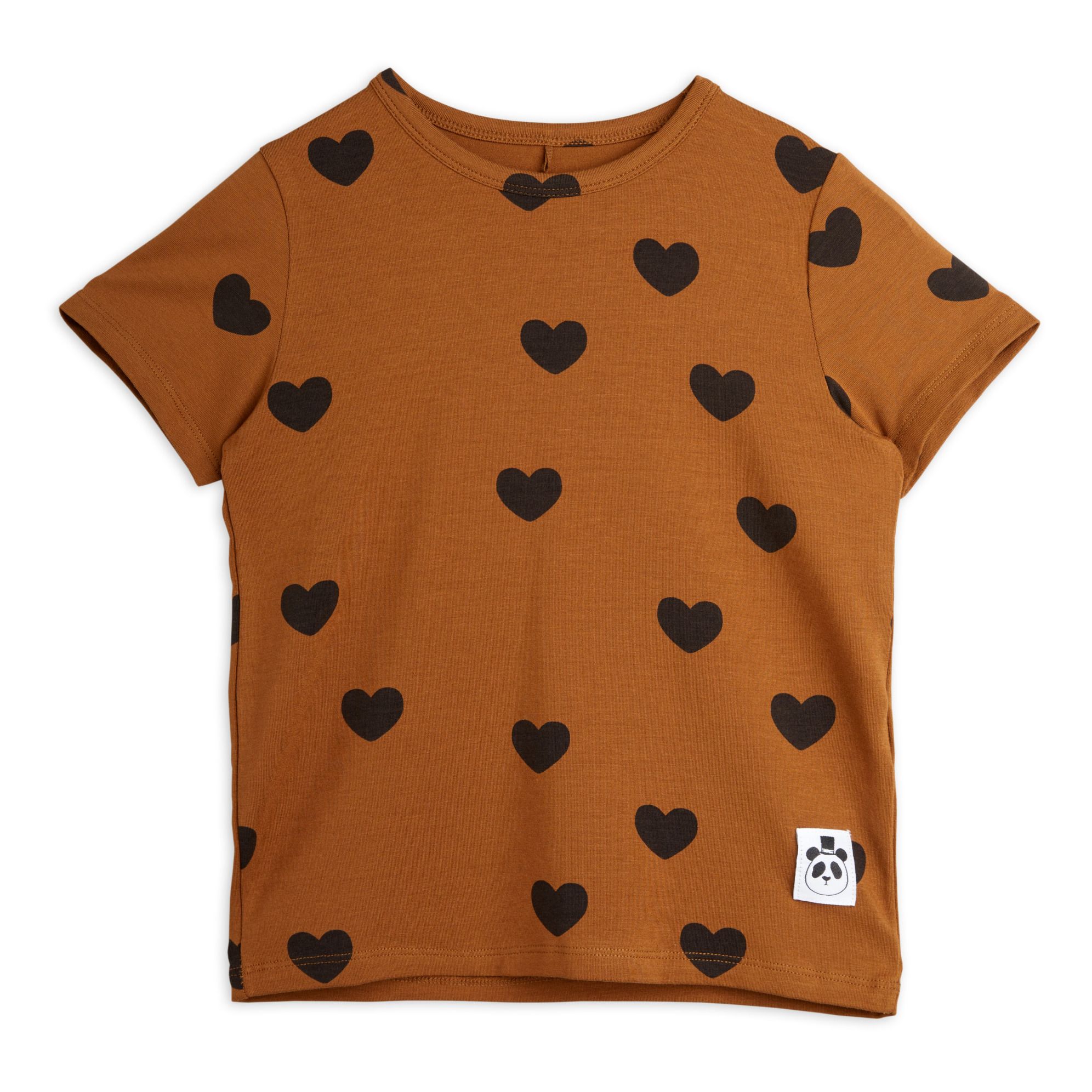 Mini Rodini - T-Shirt Tencel - Fille - Marron
