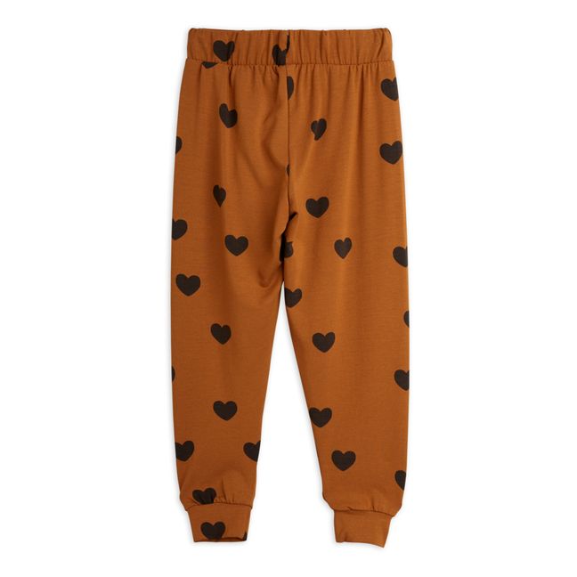 Pantalon Tencel Cœurs | Marron