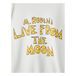 “Live from the Moon” Organic Cotton Sweatshirt Crudo- Miniatura produit n°1