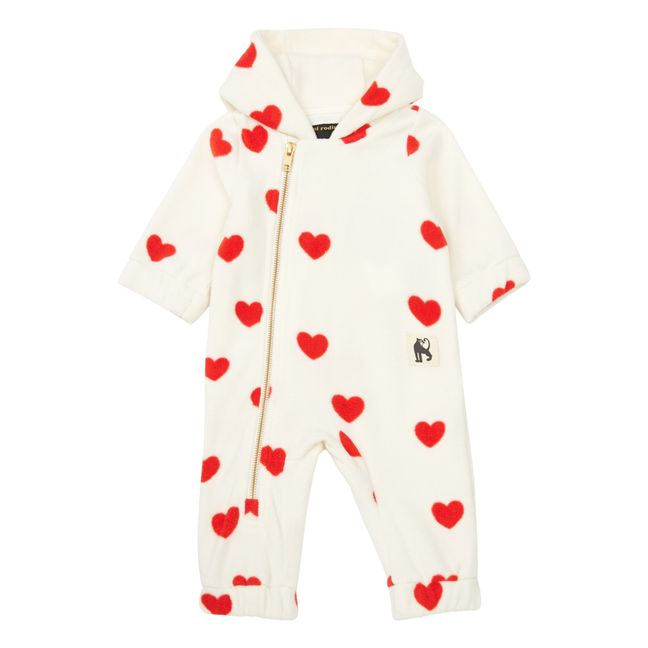 Recycled Polyester Heart Baby Snowsuit