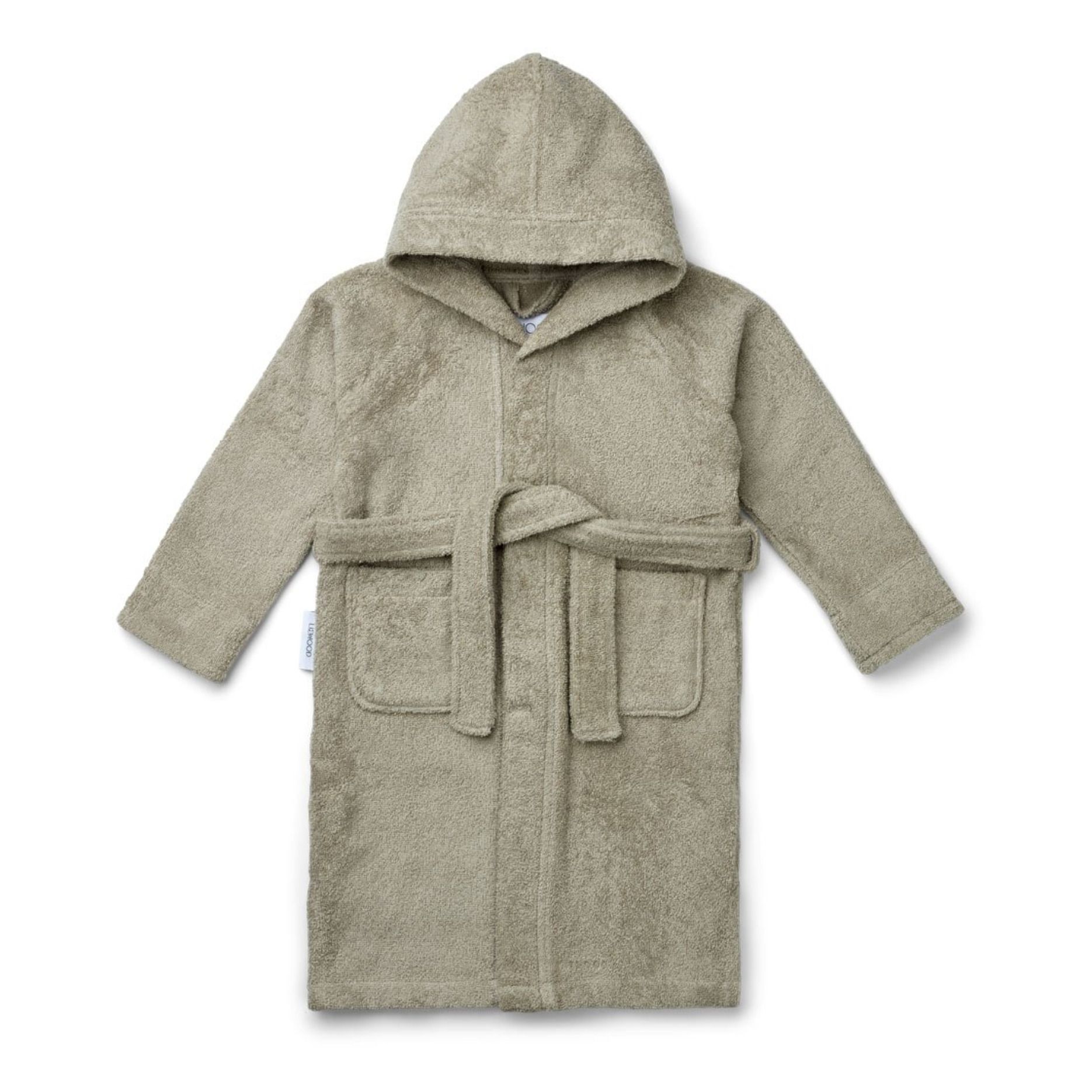 Liewood - Peignoir Lake en éponge de coton bio - Gris