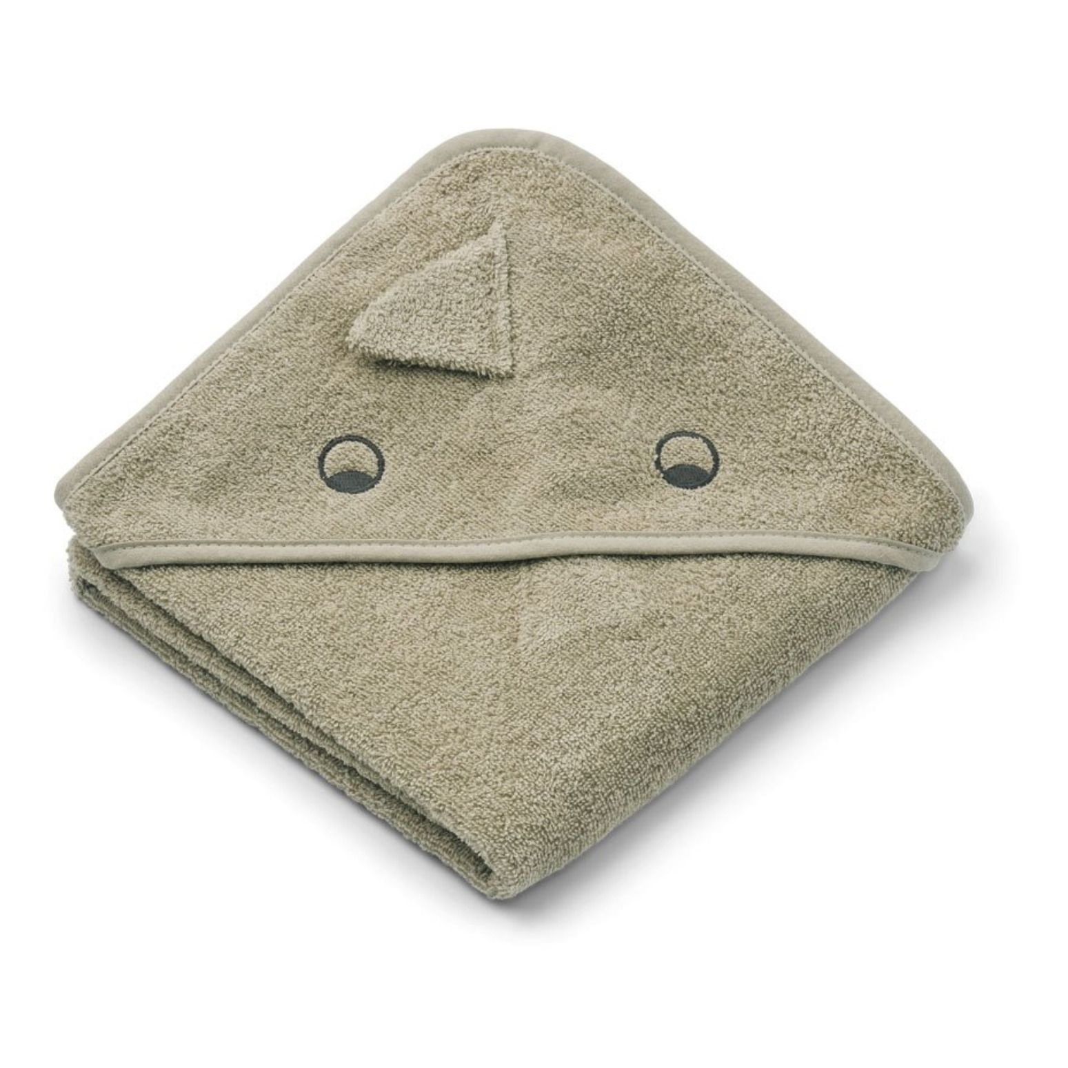 Liewood - Cape de bain Albert en coton bio Dino - Gris