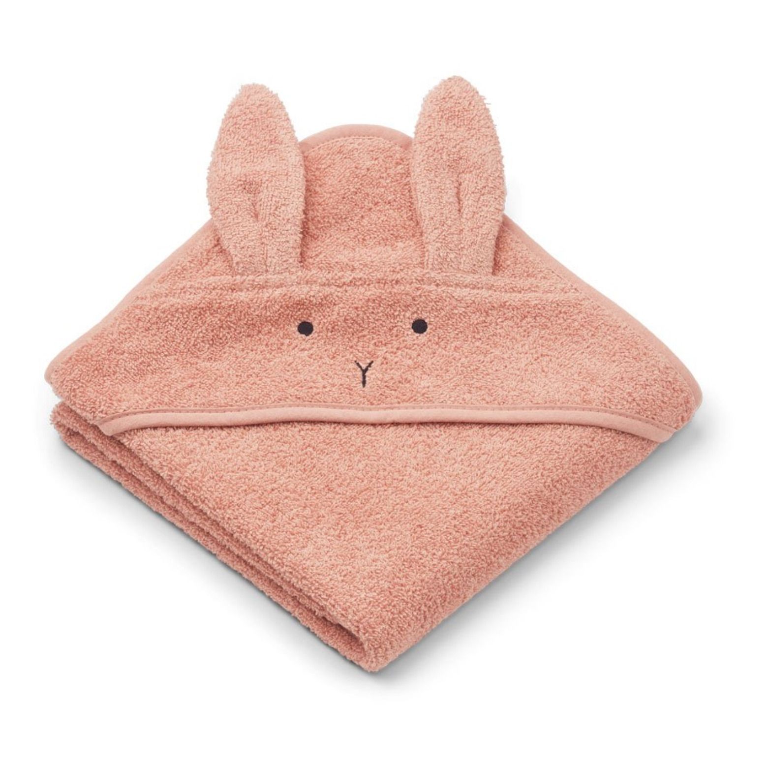 Liewood - Cape de bain Albert en coton bio Lapin - Rose