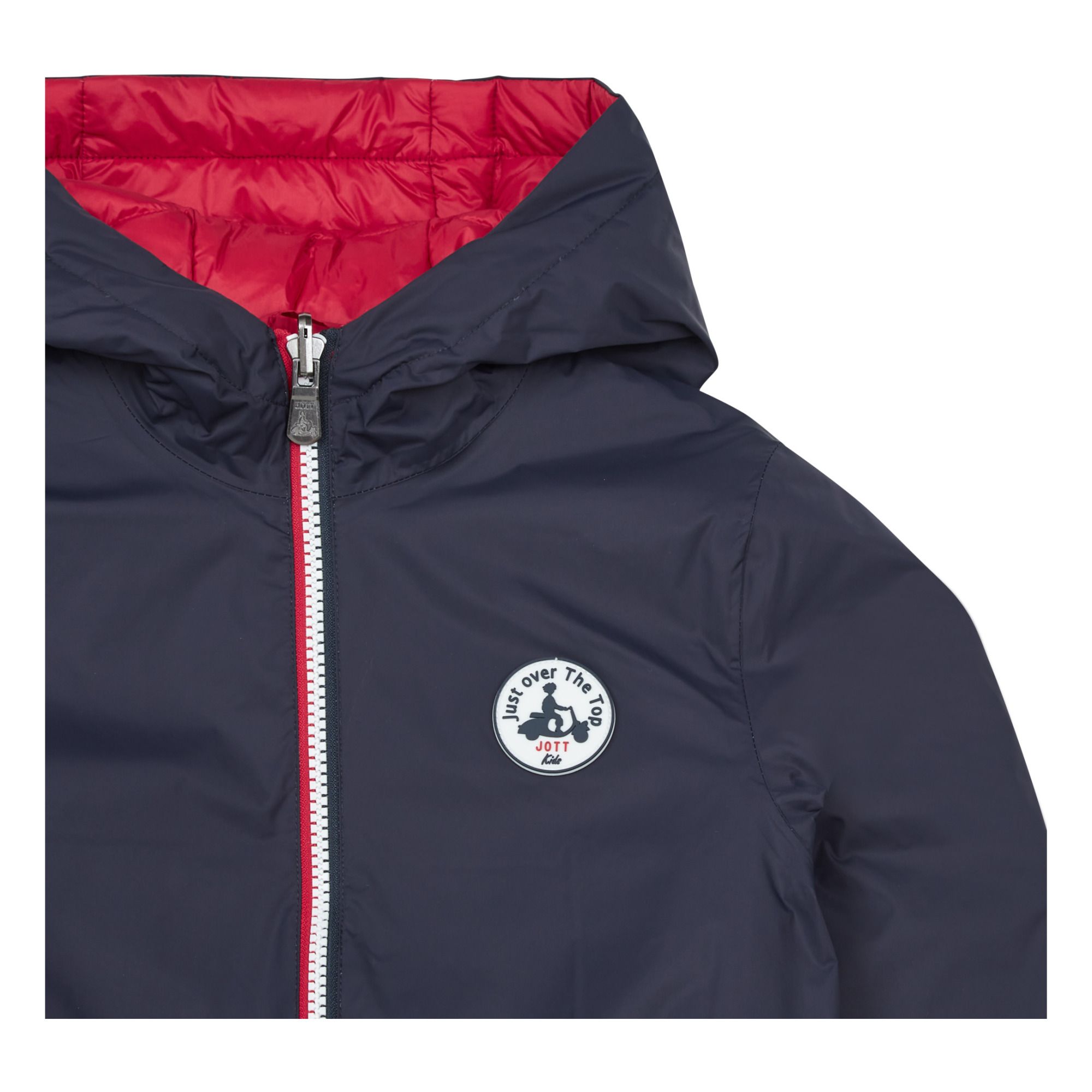 Jott - Tokyo Reversible Waterproof Jacket - Navy blue | Smallable