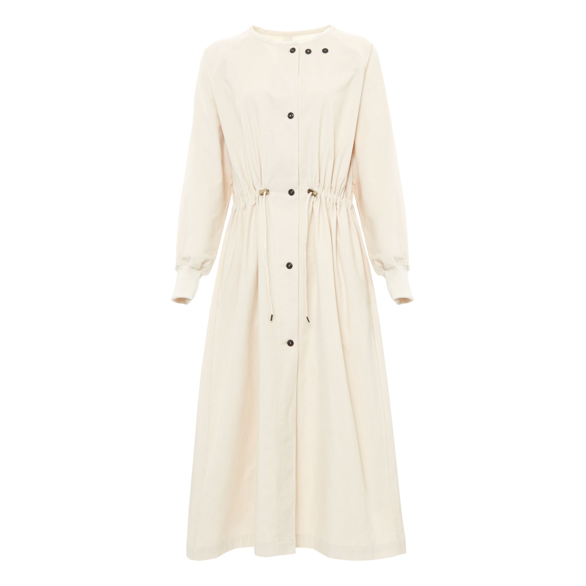Girls of Dust - Robe Military Velours Côtelé - Femme - Beige
