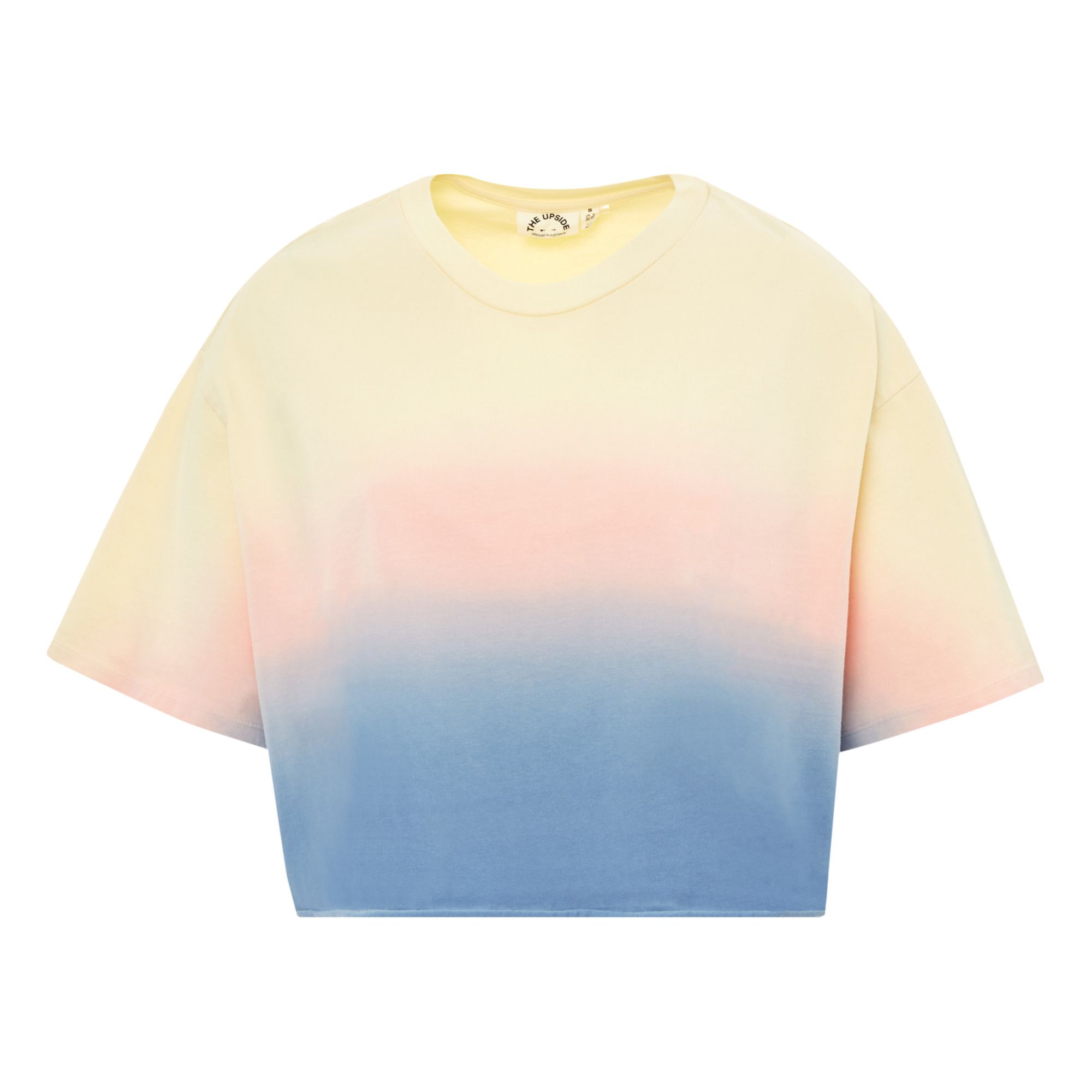 The Upside - T-Shirt Crop Goa Sunset Gigi - Femme - Ecru