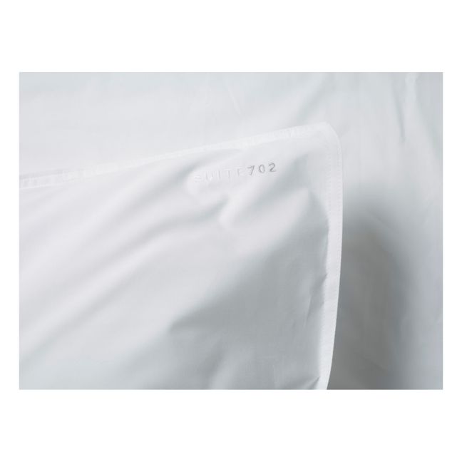Organic Cotton Percale Pillowcase Bianco