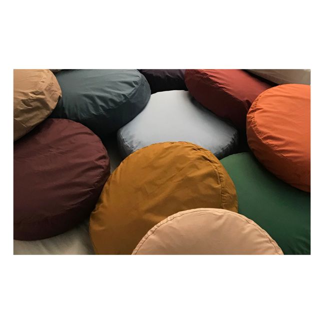 Organic Cotton Percale Round Cushion | Dorato