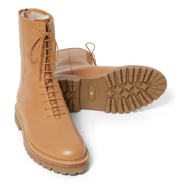 Combat Boots Modell 42 Nappa | Karamel