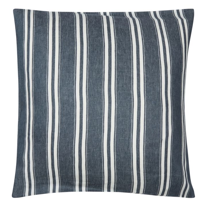 Funda de almohada de lino Folkestone | Azul- Imagen del producto n°0