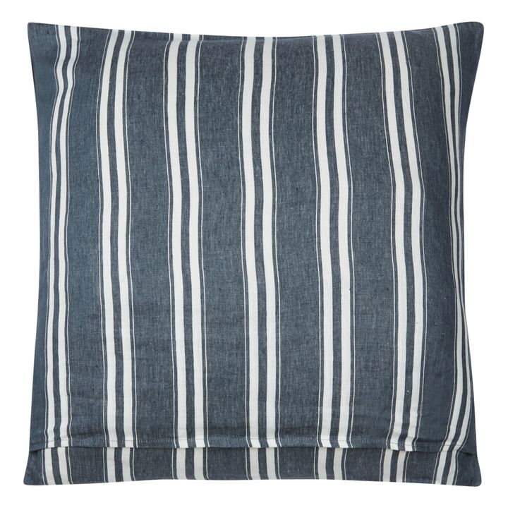 Funda de almohada de lino Folkestone | Azul- Imagen del producto n°2