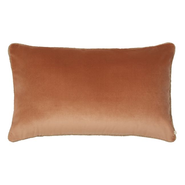 Antigua Velvet Cushion ámbar