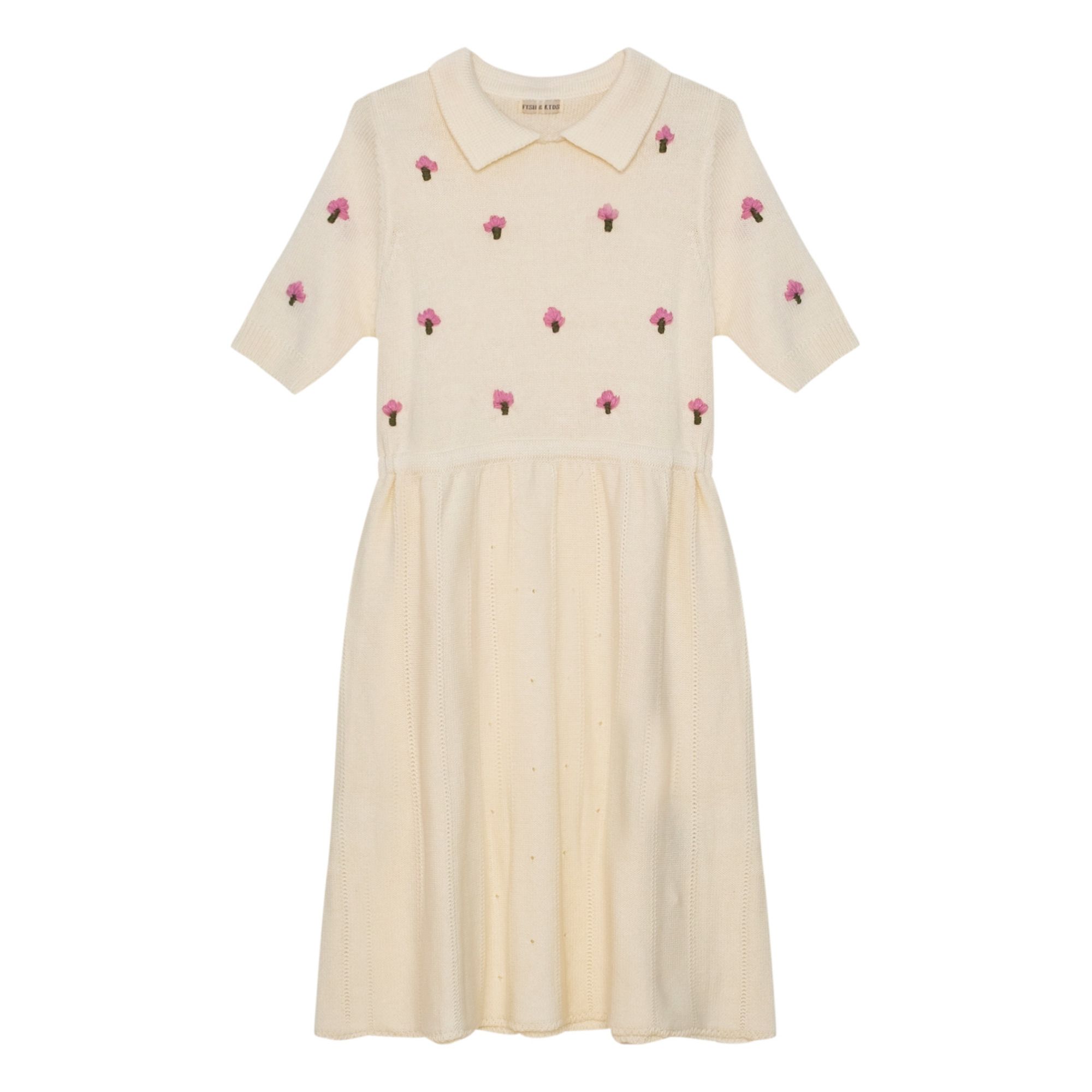 Fish&Kids - Robe Tricot - Fille - Ecru