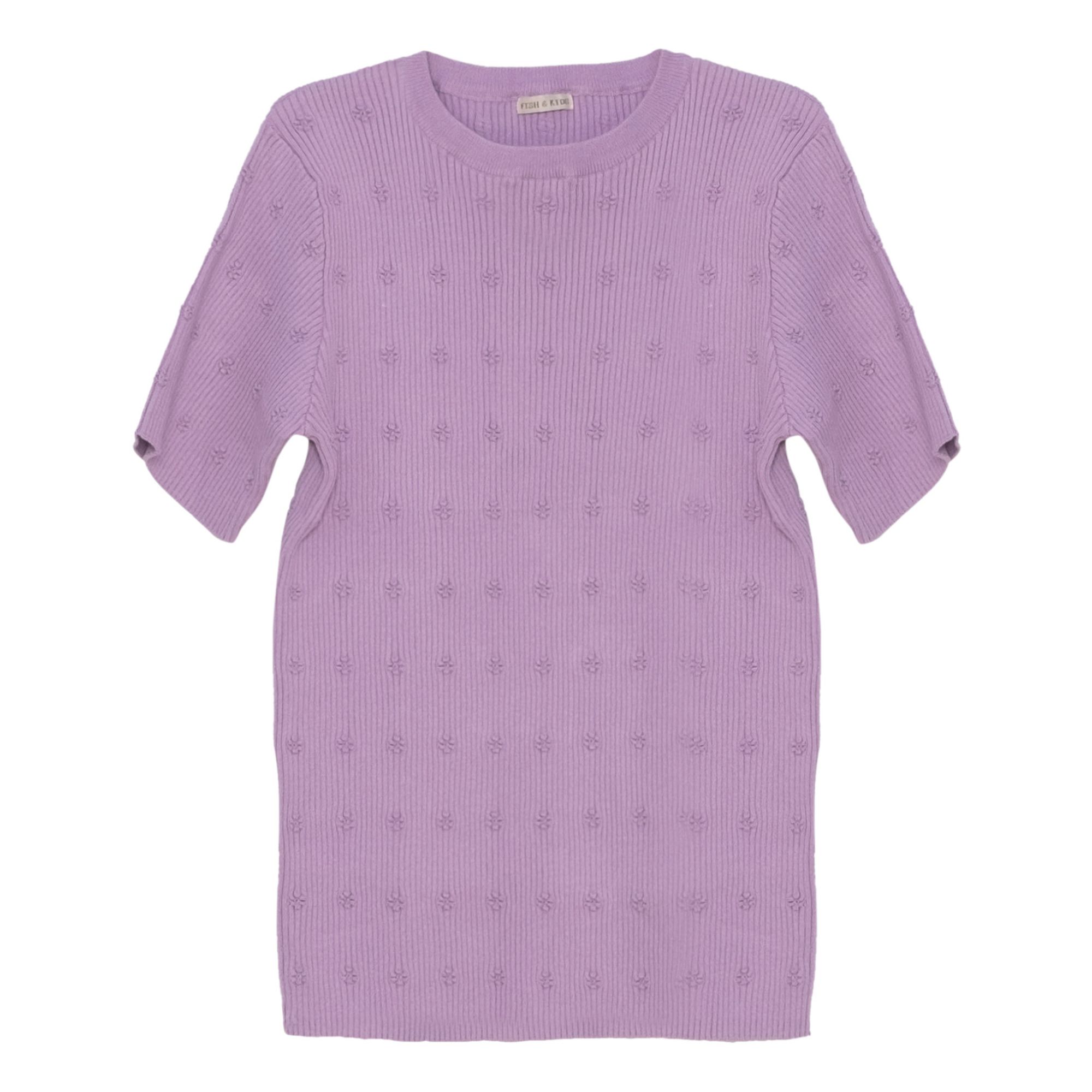 Camiseta de punto - Colección Mujer - Violeta- Imagen del producto n°0