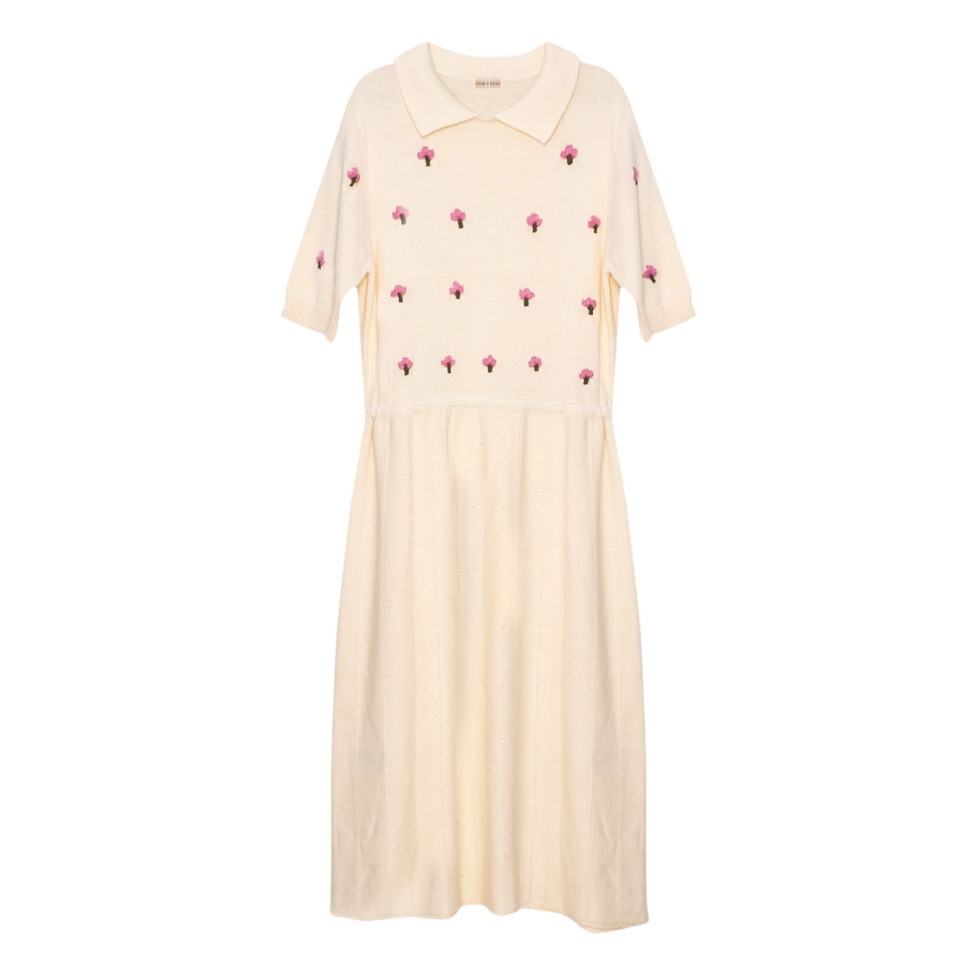 Fish&Kids - Robe Tricot - Collection Femme - - Ecru