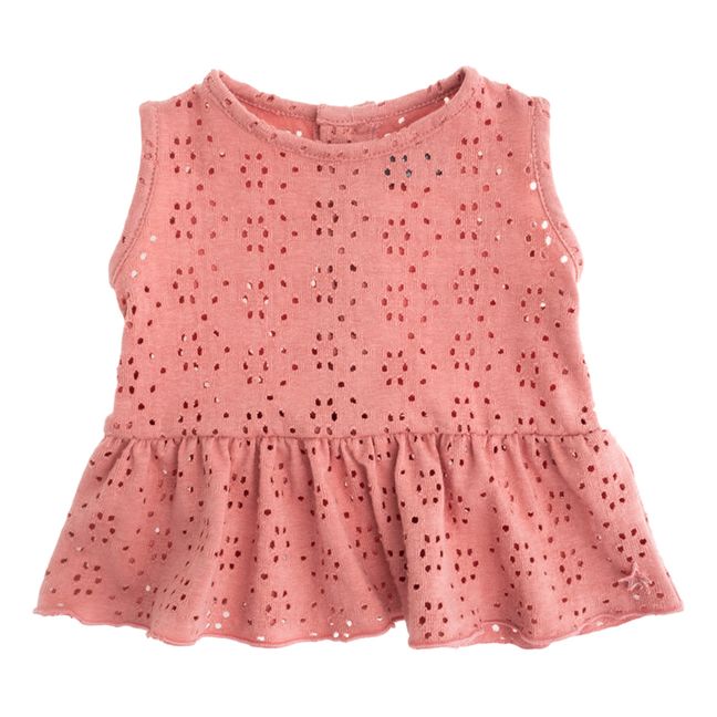 Pointelle Top Pink