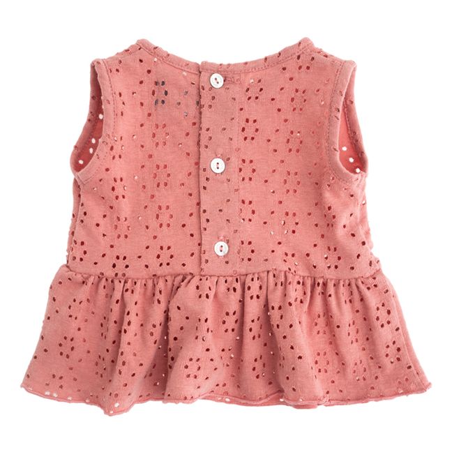 Pointelle Top Pink