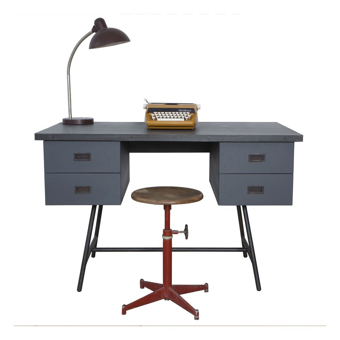 L50 Desk  Mid grey- Product image n°1