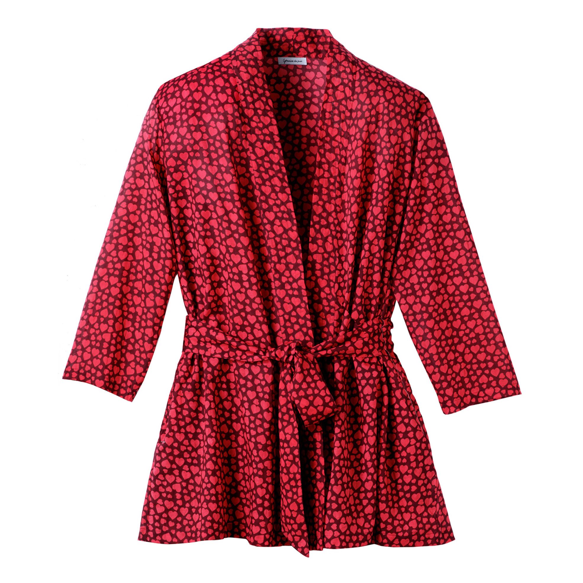 Germaine des prés - Kimono Court Juliette - Femme - Rouge