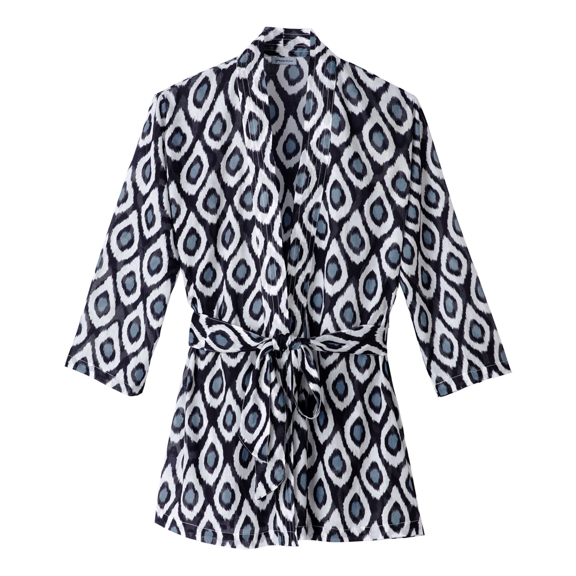 Germaine des prés - Kimono Court Juliette - Femme - Bleu marine