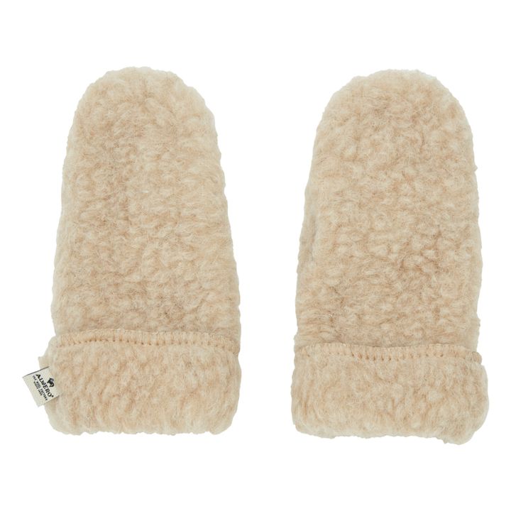 Muffole in shearling | Beige- Immagine del prodotto n°0