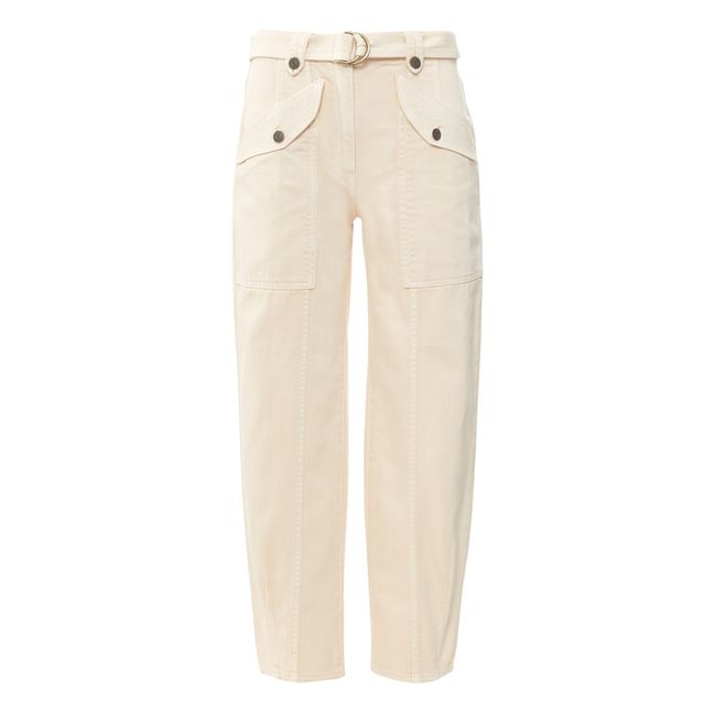 Jeans Waverly, in denim, effetto slavato | Beige