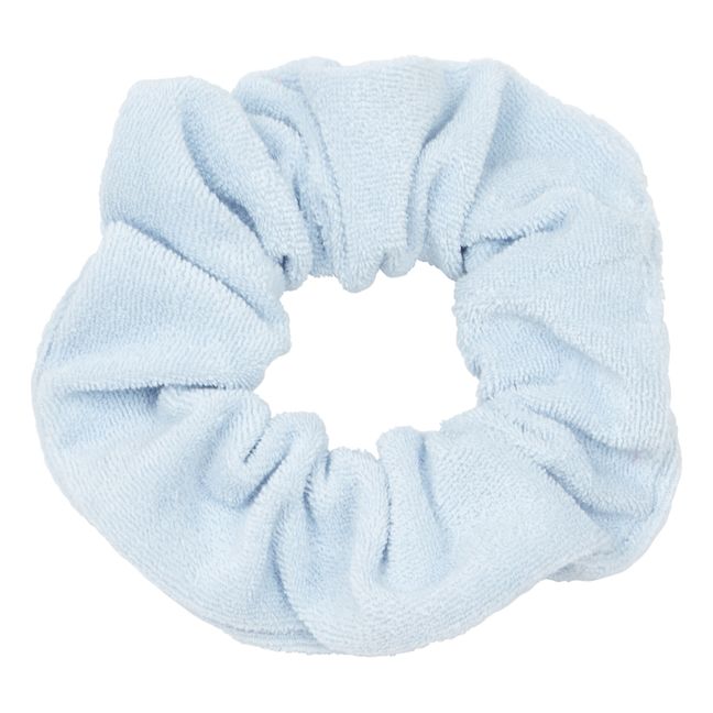 Terry Cloth Scrunchie - Exclusive Araminta James x Smallable Light blue