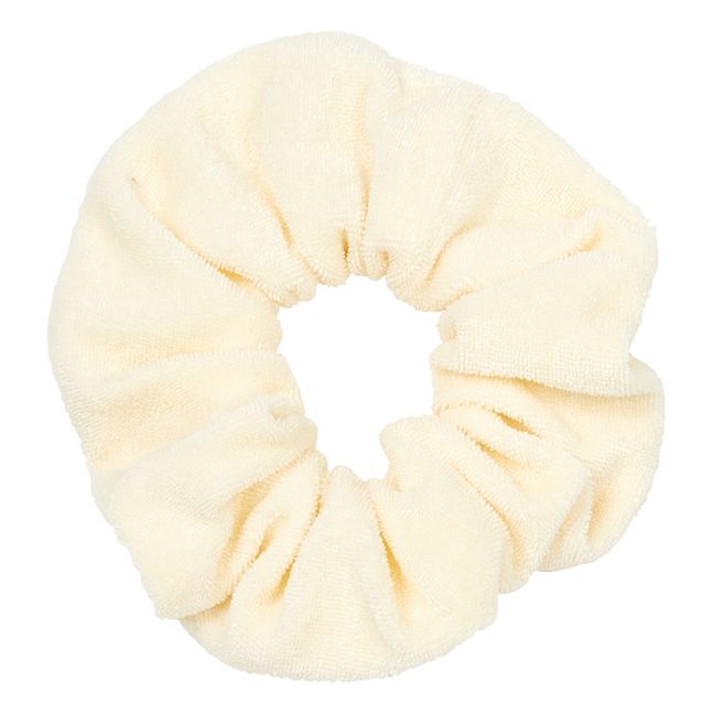 Terry Cloth Scrunchie - Exclusive Araminta James x Smallable Pale yellow