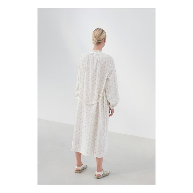 Suzanne Organic Cotton Dress Ecru