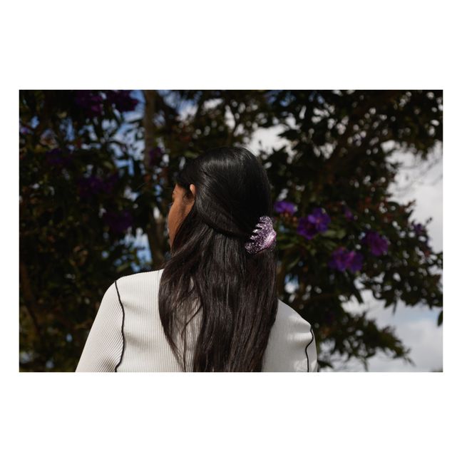Agata Hair Clip | Purple