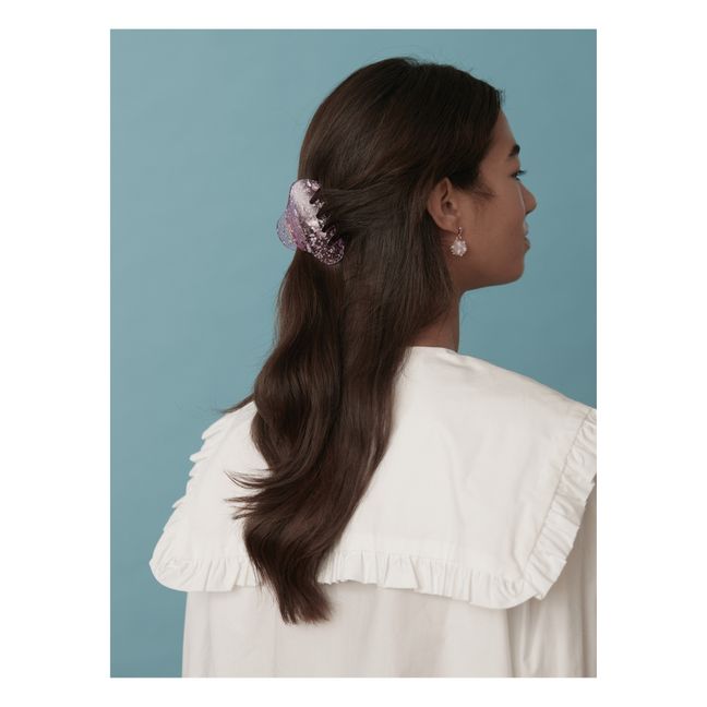 Agata Hair Clip | Purple