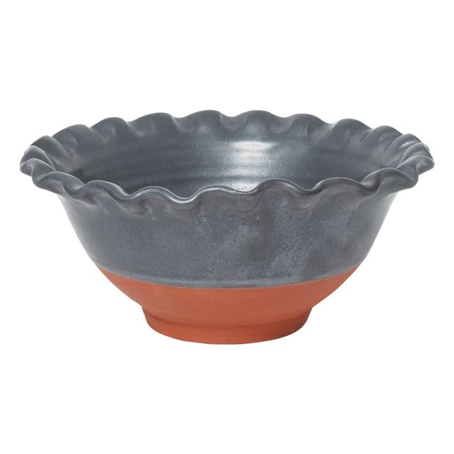 Lola Terracotta Salad Bowl | Dark grey