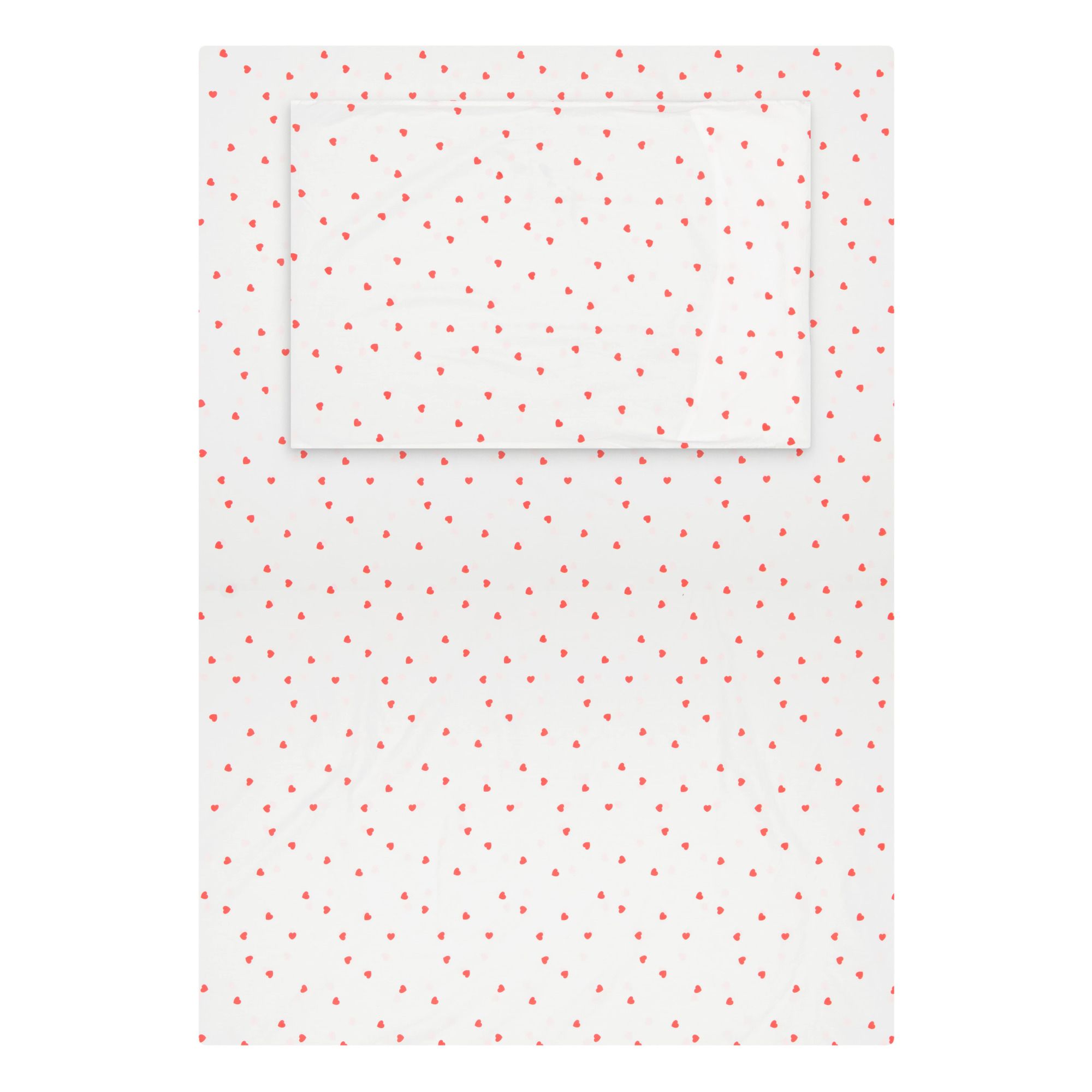 Rose in April - Parure de lit Plume - Rouge