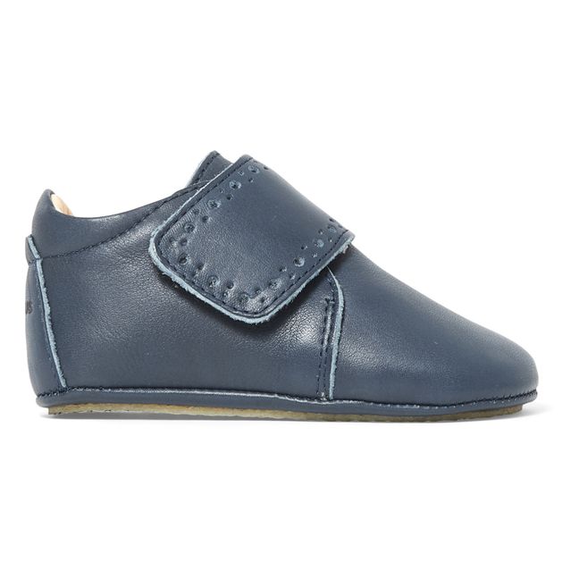 Pantofole con strappi Blu marino