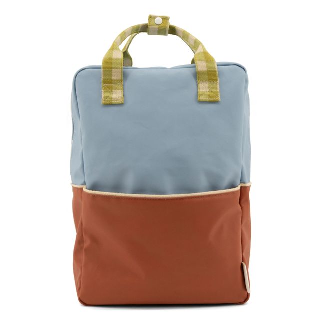 Colour Blocking Backpack Azul