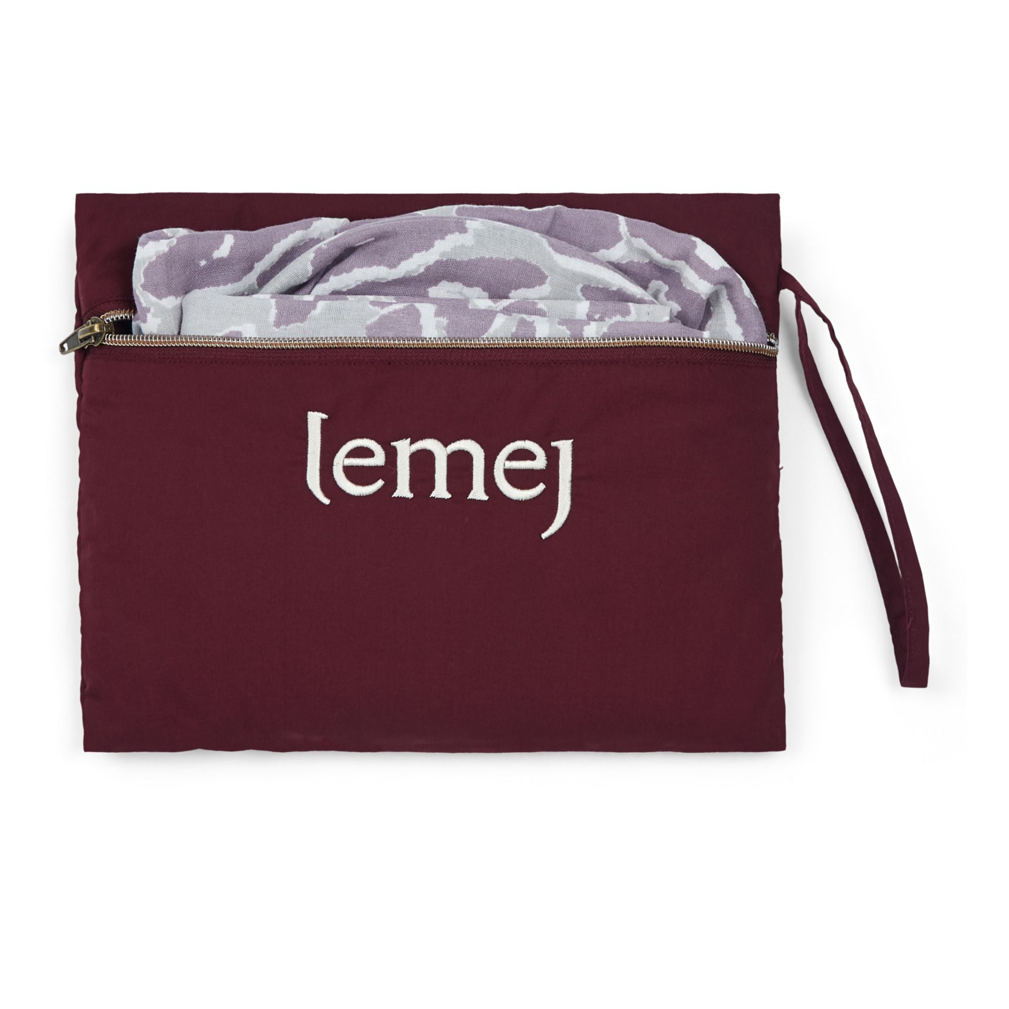 Lemej - Châle d'allaitement en coton biologique - Violet