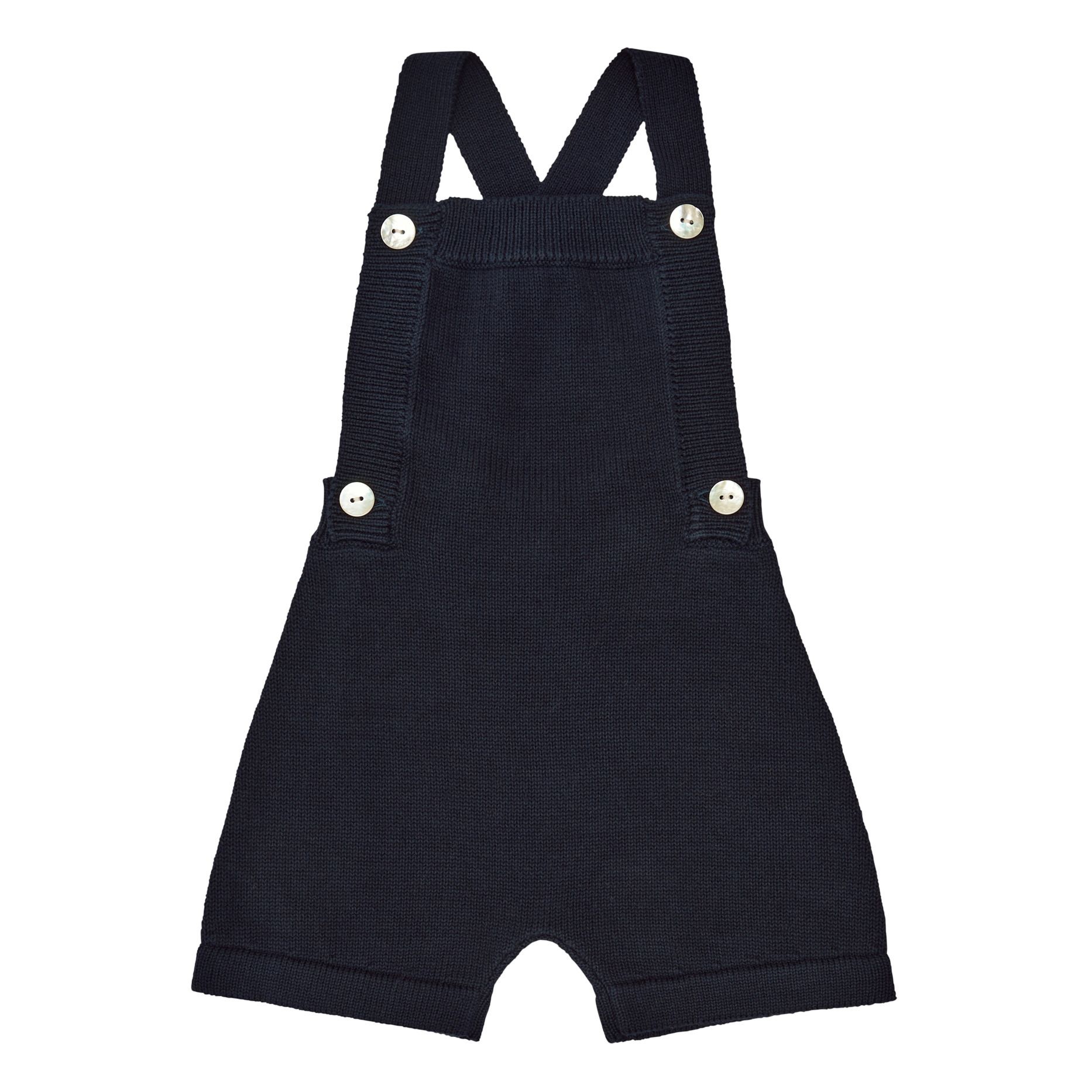Organic Cotton Overalls Navy blue FUB Fashion Baby Smallable