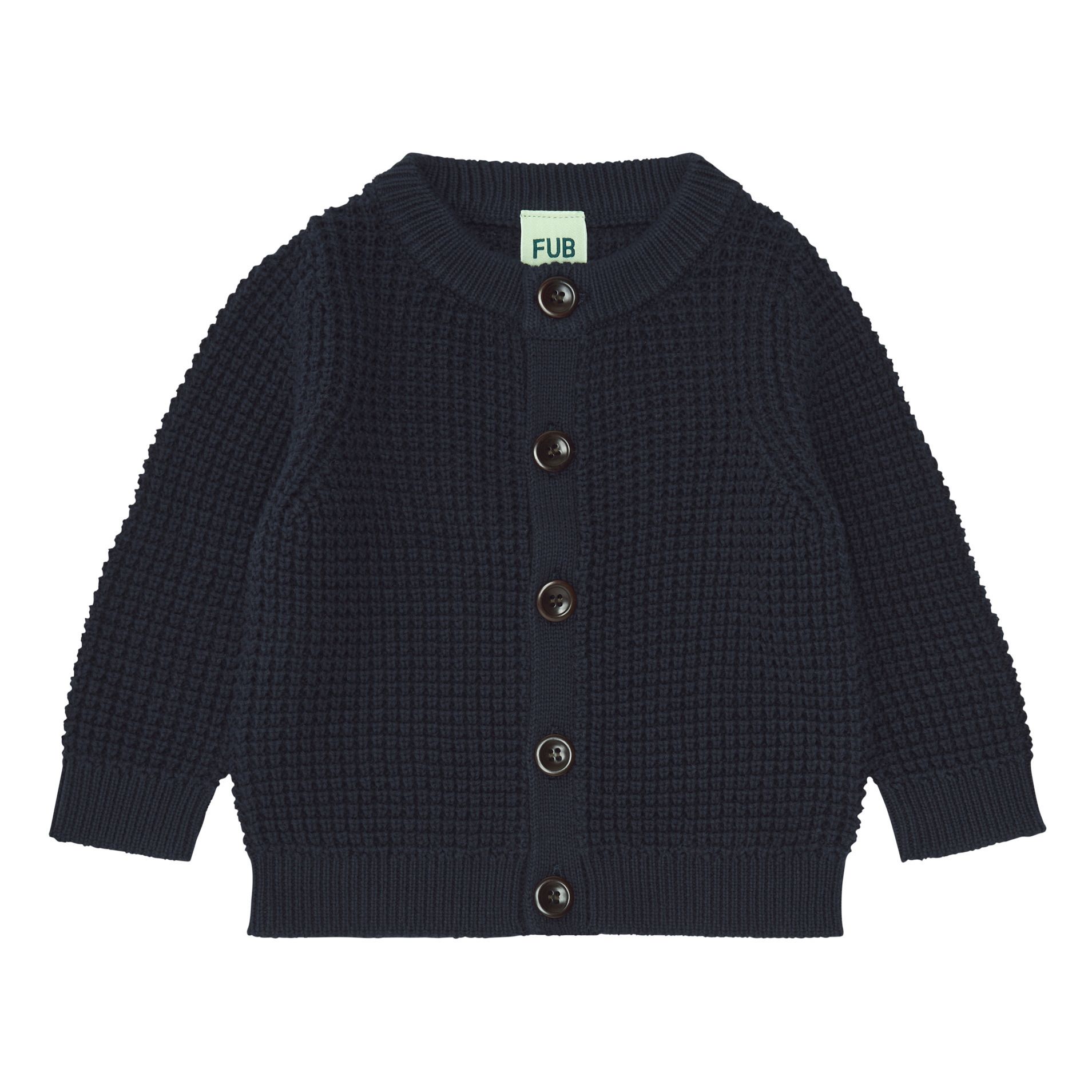 FUB - Cardigan Coton Bio - Fille - Bleu marine