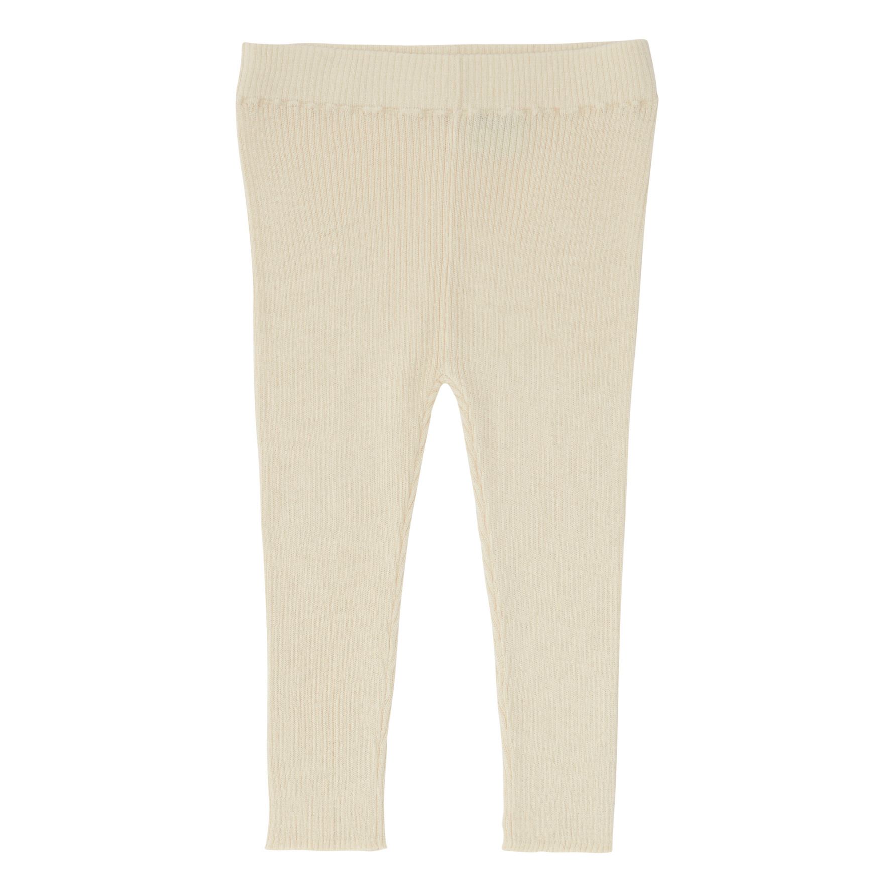 FUB - Legging Coton Bio - Fille - Ecru