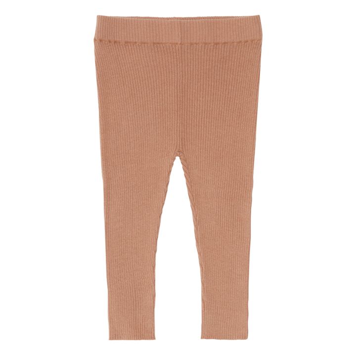 Organic Cotton Leggings Beige