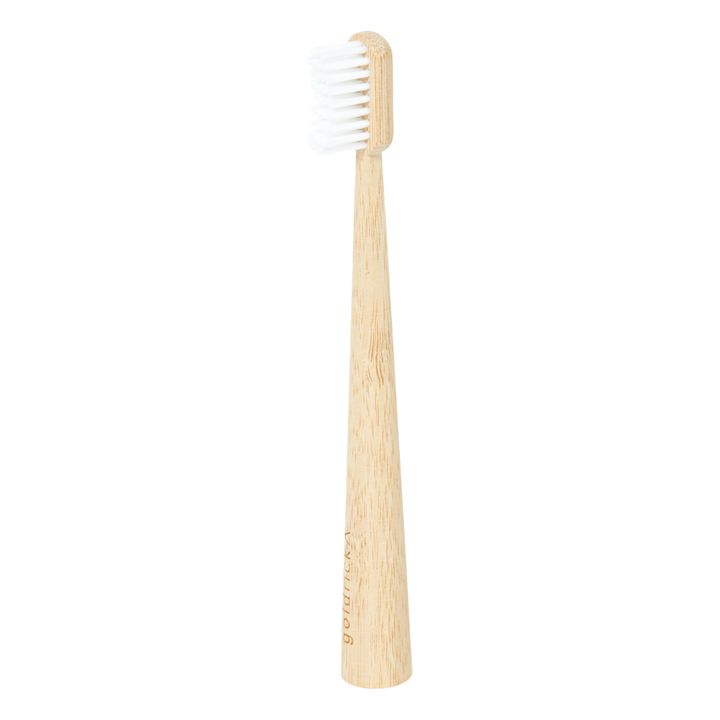 Brosse à dent pour enfant en bambou | Bois clair- Image produit n°2