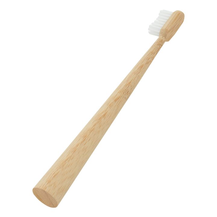 Brosse à dent pour adulte en bambou | Bois clair- Image produit n°3