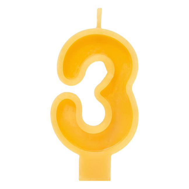 Goldrick Natural Living - Beeswax Birthday Candle - 0 - Orange | Smallable Goldrick Natural Living - Beeswax Birthday Candle - 0 - Orange | Smallable