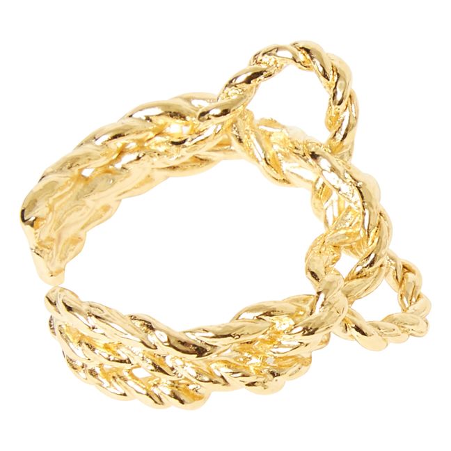 Reyes Adjustable Ring  Gold