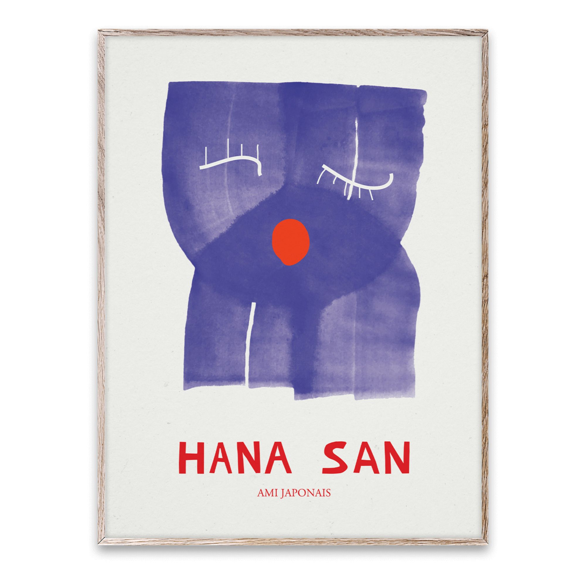 Mado - Affiche Hana San - Multicolore