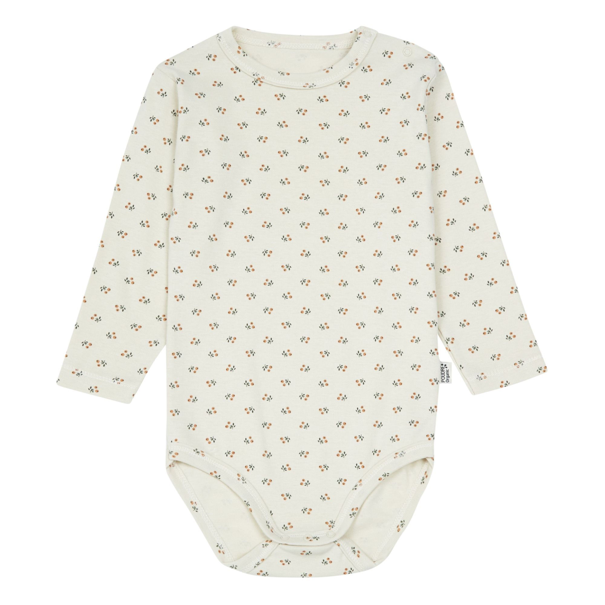 Aloe Organic Cotton Babygrow White Poudre Organic Fashion Baby - Smallable